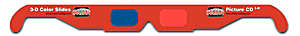 Anaglyph 3-D Glasses- Holiday Glasses