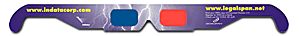 Indata Corporation Anaglyph 3D Glasses