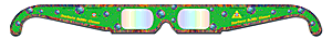3D Fireworks Glasses - Custom Glasses -Starburst 