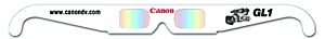 3D Fireworks Glasses - Custom Glasses - Canon