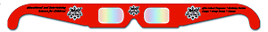 3D Fireworks Glasses - Custom Glasses - Rainbow Science