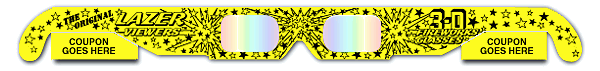 Neon Lazer Viewers - Custom Coupons