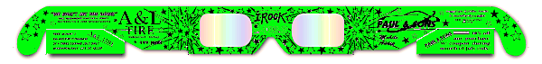 I-ROCK 103 FM - Neon Fireworks Glasses