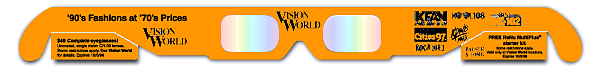 Vision World - Neon Fireworks Glasses