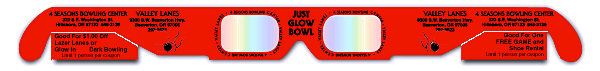 Glow Bowl - Neon Fireworks Glasses