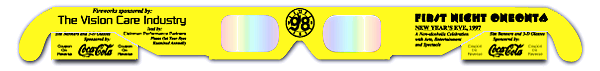 First Night - Neon Fireworks Glasses
