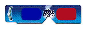 Power Rangers Handheld 3D Anaglyph Glasses